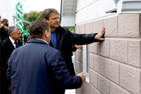 Завод газобетонных агрегатов открылся в Динском площади Краснодарского закраины