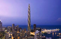 Постройка самого высочайшего небоскреба в Америке заморожено из-за кризиса