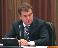 Медведев осмотрит вопросец о финансировании промышленности стройматериалов