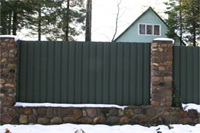 Забор из профнастила  стоимость и качество в полном согласовании