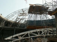 Завершен установка неповторимого купола