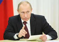 Путин ставит задачку сохранить в 2009 году темпы строительных работ жилища