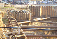 Буронабивные сваи и шпунтовое огораживание