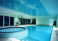 Натяжные потолки  образцовое заключение для помещений с высочайшей концентрацией воды в воздухе