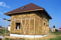 Соломенный дом  подарок экологии