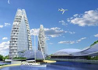 Концепция функционального комплекса Полуостров в Нижнем Новгороде