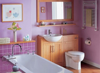 Варианты отделки стенок ванной комнаты