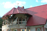 Метелическая черепица - успешное вывод при обустройстве крыши вашего жилища