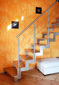 Расплата и изготовка приставной лестницы