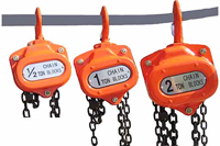 Ручная таль в постройке