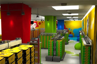 Освещение торгашеских помещений