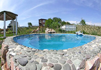 Стили для ландшафтного дизайна семейного бассейна