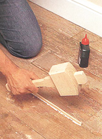 Ремонт полов с покрытием из дерева