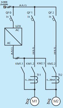 Модель FC2. Однолинейная схема