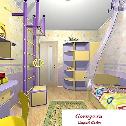 Ремонт ребяческой комнаты  близкими руками