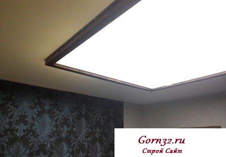 Установка натяжного потолка